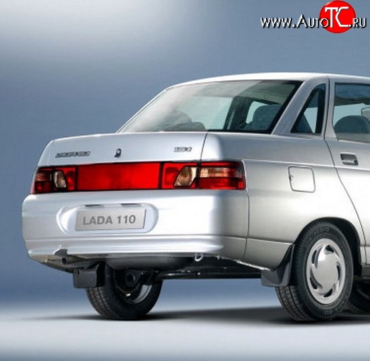 3 299 р. Задний бампер Стандартный Лада 2110 седан (1995-2007) (Окрашенный, Без нижней чёрной полосы)  с доставкой в г. Воронеж