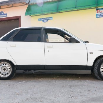 1 039 р. Пороги накладки GT Лада 2111 универсал (1998-2009) (Текстурная поверхность)  с доставкой в г. Воронеж. Увеличить фотографию 6
