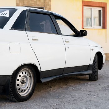 999 р. Пороги накладки Autodemic ВИНТ (большой) Лада 2110 седан (1995-2007)  с доставкой в г. Воронеж. Увеличить фотографию 3