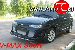 3 369 р. Спойлер переднего бампера V-MAX Лада 2113 (2004-2013) (Неокрашенная)  с доставкой в г. Воронеж