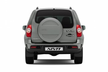 2 659 р. Чехол запасного колеса Bertone  Chevrolet Niva  2123 (2002-2020), Лада 2123 (Нива Шевроле) (2002-2021), Лада Нива Трэвел (2021-2025) (Неокрашенный)  с доставкой в г. Воронеж. Увеличить фотографию 2
