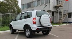 1 779 р. Чехол запасного колеса Chevrolet V4 Chevrolet Niva 2123 дорестайлинг (2002-2008) (Окрашенный)  с доставкой в г. Воронеж. Увеличить фотографию 2
