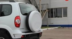 1 089 р. Чехол запасного колеса R16 Chevrolet V5 Chevrolet Niva 2123 дорестайлинг (2002-2008) (Неокрашенный)  с доставкой в г. Воронеж. Увеличить фотографию 2