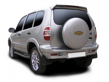 2 199 р. Спойлер 3H Chevrolet Niva 2123 дорестайлинг (2002-2008) (Без места под стоп-сигнал, Неокрашенный)  с доставкой в г. Воронеж. Увеличить фотографию 2