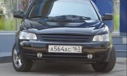 499 р. Решетка бампера 21728 Priora Sport верхняя  Лада Приора ( 2170,  2171,  2172) (2007-2014) седан дорестайлинг, универсал дорестайлинг , хэтчбек дорестайлинг  с доставкой в г. Воронеж. Увеличить фотографию 1