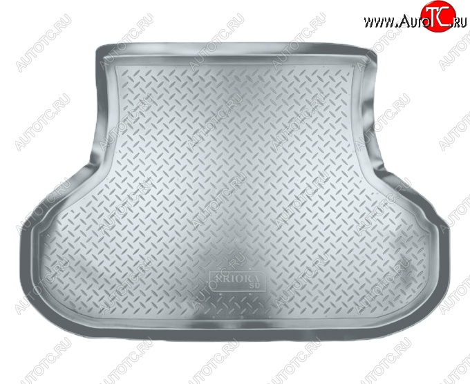 2 659 р. Коврик в багажник Norplast  Лада Приора  2170 (2007-2018) седан дорестайлинг, седан рестайлинг (Серый)  с доставкой в г. Воронеж