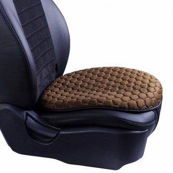 929 р. Подушка для сиденья универсальная Lord Autofashion Комфорт+ (велюр)   (Коричневый)  с доставкой в г. Воронеж. Увеличить фотографию 2