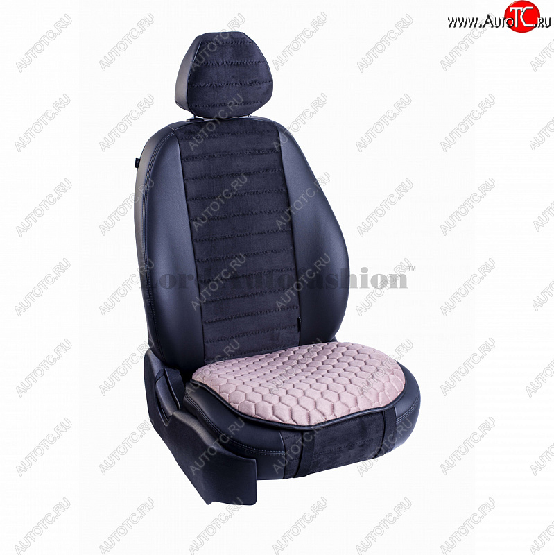 929 р. Подушка для сиденья универсальная Lord Autofashion Комфорт+ (велюр)   (Розовый)  с доставкой в г. Воронеж