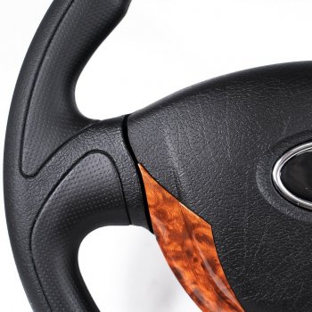 3 389 р. Рулевое колесо Turbo (Ø360 мм) Лада Приора 2171 универсал дорестайлинг  (2008-2014) (Дерево)  с доставкой в г. Воронеж. Увеличить фотографию 5