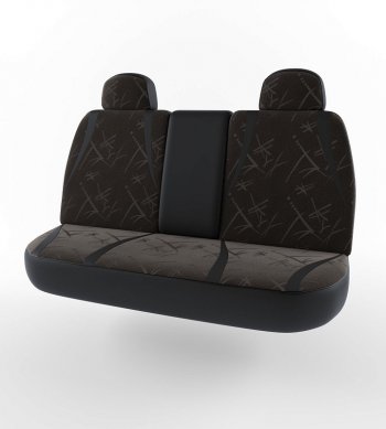 6 599 р. Чехлы для сидений (Люкс) Lord Autofashion Форсаж (экокожа, раздельная спинка)  Лада Гранта ( 2190,  2191) (2011-2017) седан  дорестайлинг, седан дорестайлинг  (Черный, вставка Велюр Сарния)  с доставкой в г. Воронеж. Увеличить фотографию 2