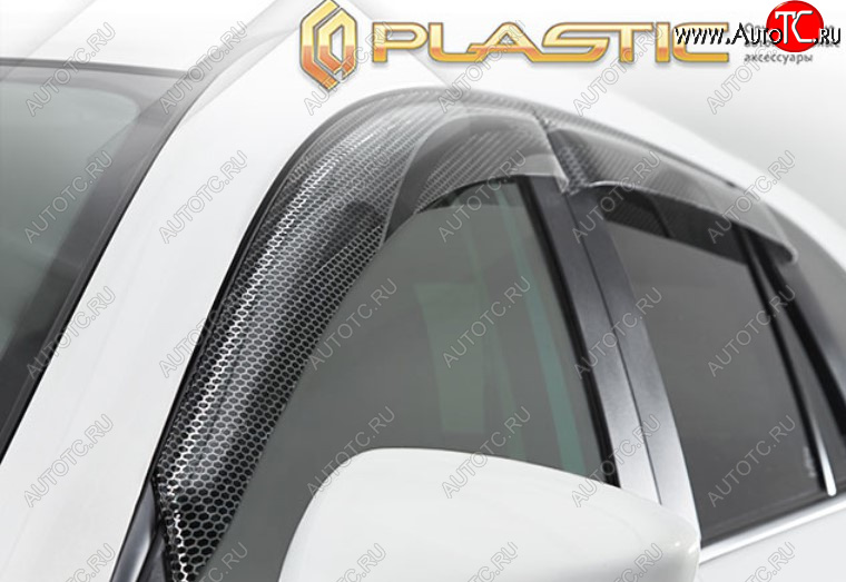 2 159 р. Дефлектора окон CA-Plastic  Лада Нива Трэвел (2021-2025) (212300-80) (Серия Art черная, Без хром молдинга)  с доставкой в г. Воронеж