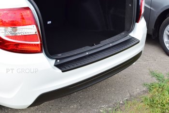 1 049 р. Накладка защитная на задний бампер Petroil Tuning Лада Гранта FL 2190 седан (2018-2025) (Текстурная поверхность)  с доставкой в г. Воронеж. Увеличить фотографию 5
