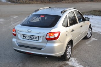 6 329 р. Рейлинги Petroil Tuning Комфорт Лада Гранта 2191 лифтбэк дорестайлинг  (2013-2017) (Серебристый муар)  с доставкой в г. Воронеж. Увеличить фотографию 6