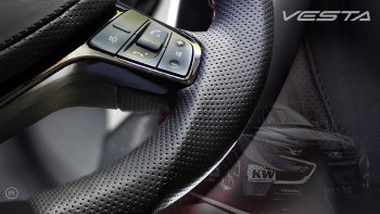 19 699 р. Анатомическое рулевое колесо Grand Sport  Лада XRAY - Ларгус (С подогревом, На базе руля клиента)  с доставкой в г. Воронеж. Увеличить фотографию 4