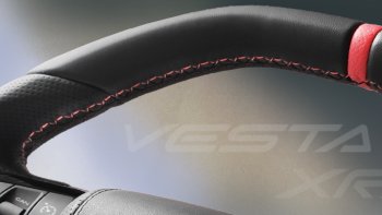 14 659 р. Анатомическое рулевое колесо SPORT  Лада XRAY - Ларгус (Без подогрева, На базе руля клиента)  с доставкой в г. Воронеж. Увеличить фотографию 2