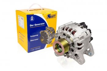 Генератор (100A) (1.6 8v) KRAFT Лада Ларгус рестайлинг R90 (2021-2025)