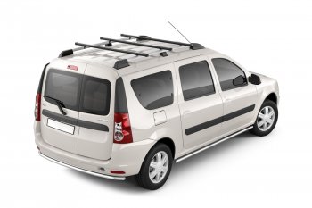 8 669 р. Рейлинги Petroil Tuning  Лада Ларгус (2012-2021) дорестайлинг R90 (Цвет: черный муар)  с доставкой в г. Воронеж. Увеличить фотографию 2