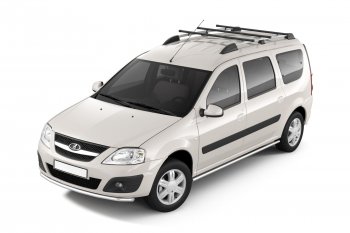 8 669 р. Рейлинги Petroil Tuning  Лада Ларгус (2012-2021) дорестайлинг R90 (Цвет: черный муар)  с доставкой в г. Воронеж. Увеличить фотографию 3