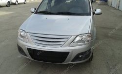 1 399 р. Решётка радиатора верхняя Sport Лада Ларгус дорестайлинг R90 (2012-2021) (Неокрашенная)  с доставкой в г. Воронеж. Увеличить фотографию 3