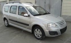 1 399 р. Решётка радиатора верхняя Sport Лада Ларгус дорестайлинг R90 (2012-2021) (Неокрашенная)  с доставкой в г. Воронеж. Увеличить фотографию 4