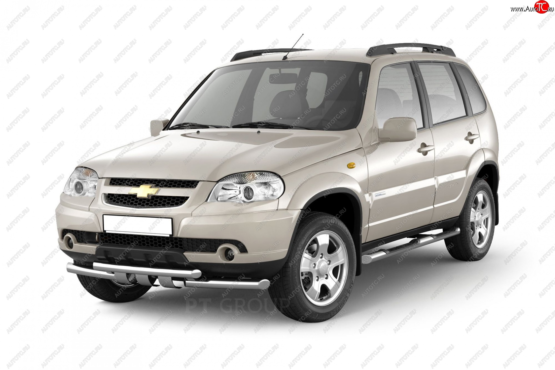 13 949 р. Защита переднего бампера двойная из труб d63/51 мм Petroil Tuning  Chevrolet Niva  2123 (2009-2020), Лада 2123 (Нива Шевроле) (2009-2021) (Нержавеющая полированная сталь)  с доставкой в г. Воронеж