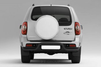 Защита заднего бампера Petroil Tuning Волна (d63) Лада 2123 (Нива Шевроле) 1 рестайлинг (2009-2020)