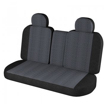 3 999 р. Чехлы для сидений Lord Autofashion Стандарт Плюс (жаккард, 2014-2016)  Chevrolet Niva  2123 (2009-2020), Лада 2123 (Нива Шевроле) (2009-2021) (Чёрный, вставка Ёж Белый)  с доставкой в г. Воронеж. Увеличить фотографию 2