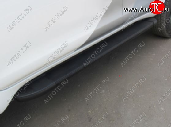 8 499 р. Порожки для ног Arbori Optima Black Лада нива 4х4 2131 Урбан 3 дв. дорестайлинг (2014-2019)  с доставкой в г. Воронеж