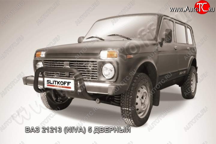 11 299 р. Кенгурятник d57 низкий Лада нива 4х4 2121-80 ФОРА (1995-2011) (Цвет: серебристый)  с доставкой в г. Воронеж