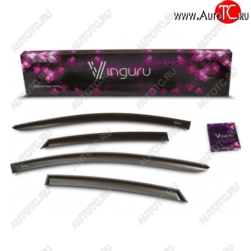 239 р. Дефлекторы окон Vinguru Лада нива 4х4 2131 5 дв. дорестайлинг (1993-2019)  с доставкой в г. Воронеж