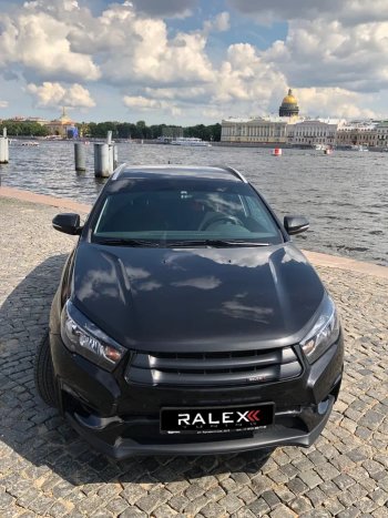11 449 р. Передний бампер RALEX Лада Веста 2180 седан дорестайлинг (2015-2023) (неокрашенный)  с доставкой в г. Воронеж. Увеличить фотографию 5