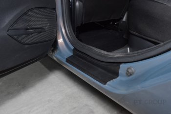 1 499 р. Пороги накладки дверей Petroil Tuning  Лада Веста ( 2180,  SW 2181) - Веста Кросс ( SW 2181,  2180)  с доставкой в г. Воронеж. Увеличить фотографию 3