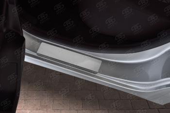 1 569 р. Накладки порожков салона Russtal (EXCLUSIVE ) Лада XRAY (2016-2022) (поверхность зеркальная)  с доставкой в г. Воронеж. Увеличить фотографию 3