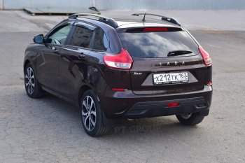 7 949 р. Рейлинги Petroil Tuning Лада XRAY (2016-2022) (Серебристый муар)  с доставкой в г. Воронеж. Увеличить фотографию 2