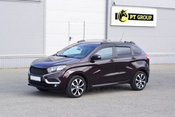 7 949 р. Рейлинги Petroil Tuning Лада XRAY (2016-2022) (Серебристый муар)  с доставкой в г. Воронеж. Увеличить фотографию 3