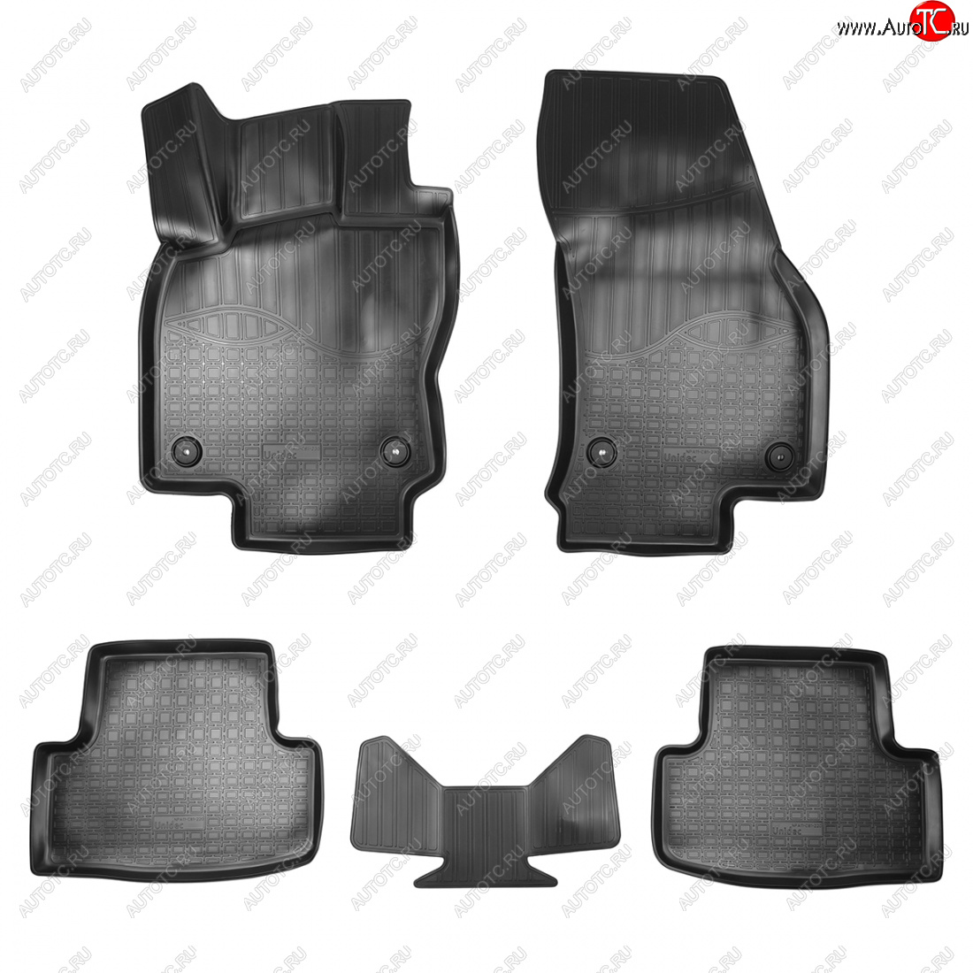 2 139 р. Коврики салона Norplast Unidec Volkswagen Taos (2020-2022) (черные)  с доставкой в г. Воронеж