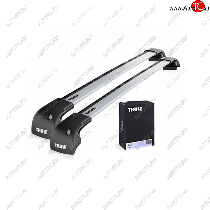 16 249 р. Багажник THULE WingBar Edge  Volkswagen Amarok (2009-2022) дорестайлинг, рестайлинг (Цвет: серебристый)  с доставкой в г. Воронеж