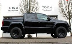 21 499 р. Накладки на колёсные арки LinexTras Volkswagen Amarok дорестайлинг (2009-2016) (Неокрашенные)  с доставкой в г. Воронеж. Увеличить фотографию 3