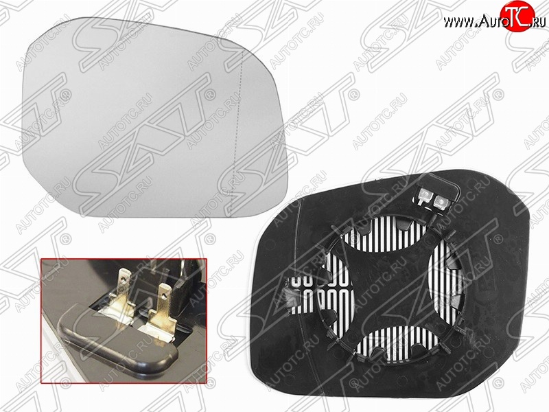 819 р. Правый зеркальный элемент зеркала заднего вида SAT (с подогревом) Volkswagen Caddy 2K рестайлинг (2015-2020)  с доставкой в г. Воронеж