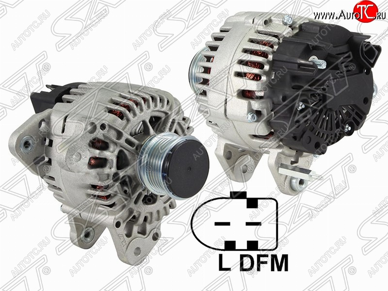 3 699 р. Генератор (110A/ 12V) (1,9D/2,0D/2,5D) SAT Volkswagen Passat B6 седан (2005-2011)  с доставкой в г. Воронеж