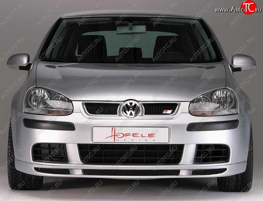 8 749 р. Накладка на передний бампер Hofele Volkswagen Golf 5 хэтчбэк (2003-2009) (Неокрашенная)  с доставкой в г. Воронеж