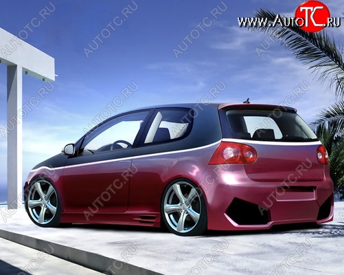 22 899 р. Задний бампер Golardo Volkswagen Golf 5 хэтчбэк (2003-2009)  с доставкой в г. Воронеж