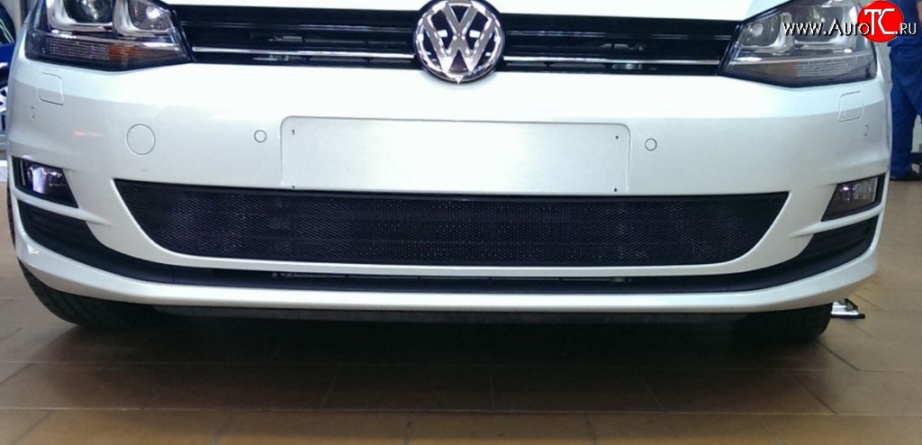 683 р. Сетка на бампер Novline Volkswagen Golf 7 дорестайлинг, хэтчбэк 5 дв. (2012-2017)  с доставкой в г. Воронеж