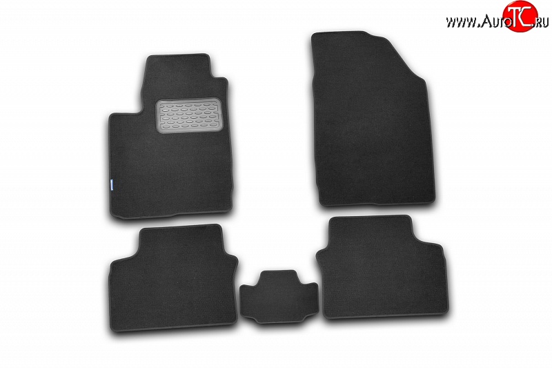 120 р. Коврик в салони Element 5 шт. (текстиль) (АКПП, хетчбек) Volkswagen Golf Plus 5 (2004-2009)  с доставкой в г. Воронеж