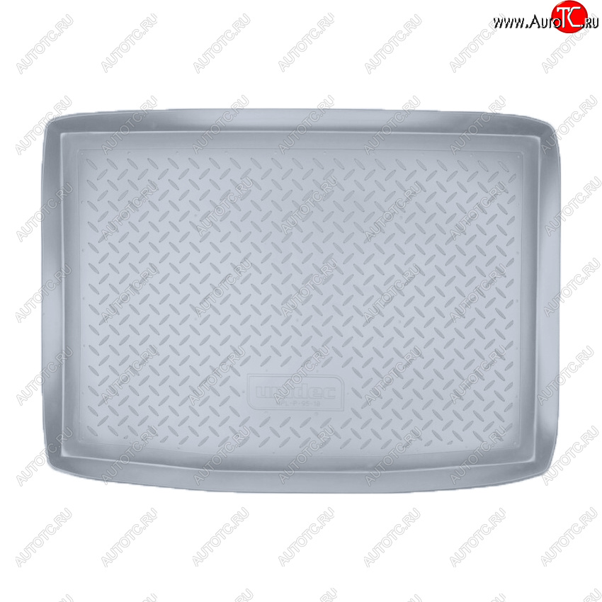 1 999 р. Коврик багажника Norplast Unidec  Volkswagen Golf Plus  5 (2004-2009) (Цвет: серый)  с доставкой в г. Воронеж