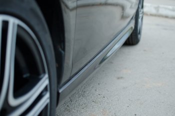 6 949 р. Пороги  MV Tuning (R-Line) Volkswagen Golf 6 хэтчбэк 5 дв. (2008-2014) (Неокрашенные)  с доставкой в г. Воронеж. Увеличить фотографию 2