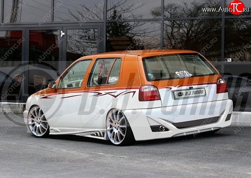 25 899 р. Задний бампер D.J.2 Volkswagen Golf 3 (1991-1998)  с доставкой в г. Воронеж