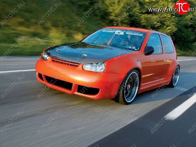 22 899 р. Передний бампер Rieger Volkswagen Golf 4 (1997-2003)  с доставкой в г. Воронеж