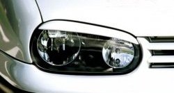 989 р. Реснички на фары CT Volkswagen Golf 4 (1997-2003) (Неокрашенные)  с доставкой в г. Воронеж. Увеличить фотографию 2