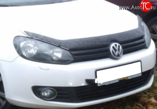 2 204 р. Дефлектор капота NovLine  Volkswagen Golf  6 (2008-2014) хэтчбэк 5 дв.  с доставкой в г. Воронеж
